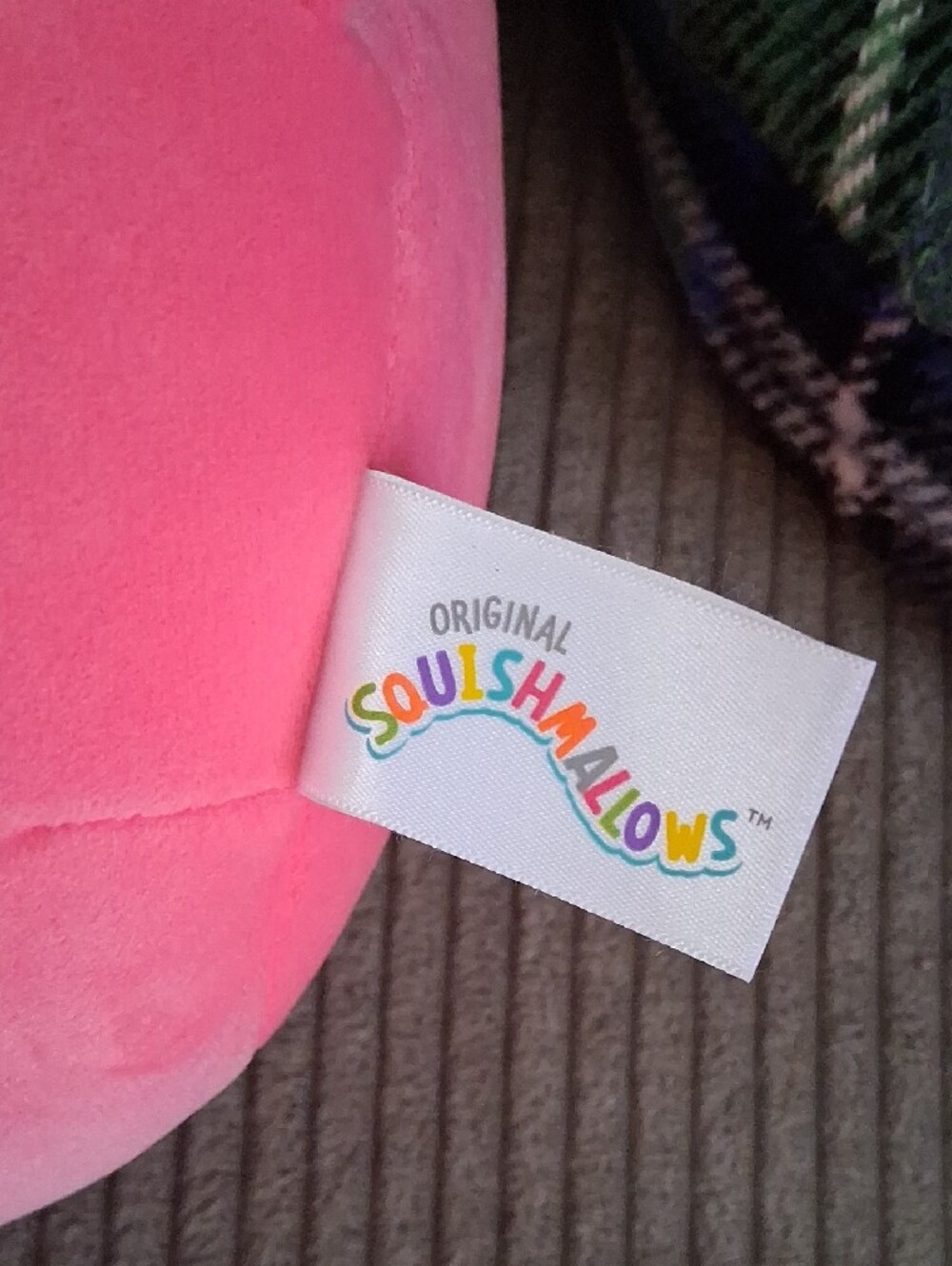 Squishmallows Pink Strawberry Cat Squishmallow "Olma" NWTs! - Picture 6 of 11